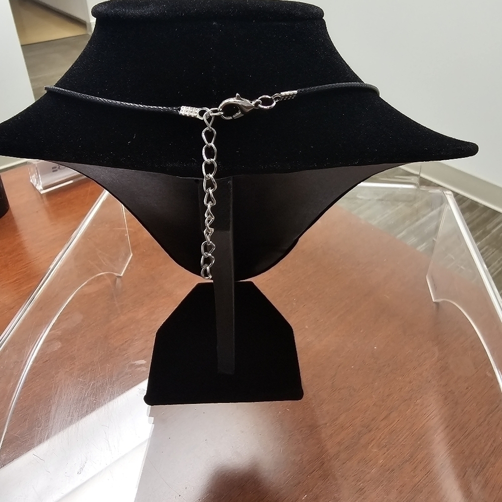 White - Bullet Gemstone Necklace - Picture 4 of 4